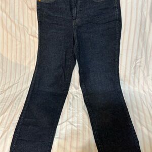 Madewell Women's Deep Indigo Straight Leg Jeans